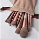 Kit 13 Peças Pincéis de Maquiagem Contorno Kabuki Profissional