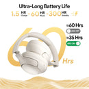 Fones de ouvido sem fio QCY H3 ANC Bluetooth 5.4