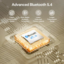 Fones de ouvido sem fio QCY H3 ANC Bluetooth 5.4