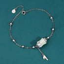 Colar Feminino de Pulseira de Tianyuzhu e Prata Esterlina S925